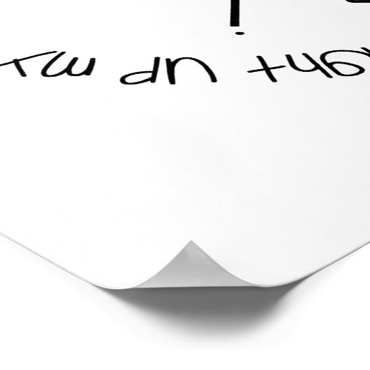 Du beleuchtest mein Leben Poster (Ecke)