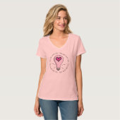 Du beleuchtest mein Leben T-Shirt (Vorderseite Vollansicht)