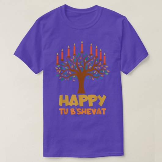 Du BiShvat Happy Du B'Shevat T-Shirt (Design vorne)