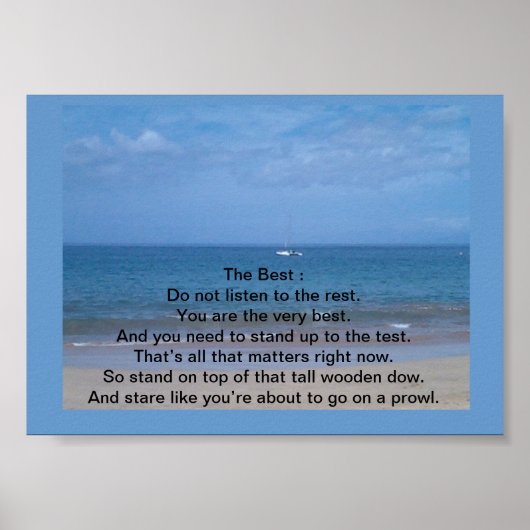 Du bist #1 poster (Vorne)