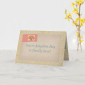 Du bist Adoption Day Karte (Gelbe Blume)