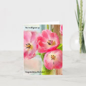 Du bist alle erwachsen, Girl Abschluss Card Karte (Vorderseite)