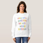 "Du bist aller Dinge würdig" Crewneck Sweatshirt (Vorne ganz)