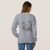 Du bist alles sweatshirt (Schwarz voll)