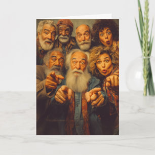 "Du bist alt" Geburtstag Karte