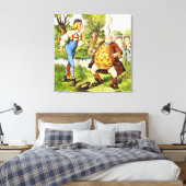 Du bist alt, Pater William - Alice im Wunderland Leinwanddruck (Insitu (Schlafzimmer))