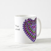 Du bist am meisten geliebt kaffeetasse (VorderseiteRechts)