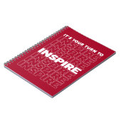 Du bist an der Reihe Inspirieren Notizblock (Linke Seite)