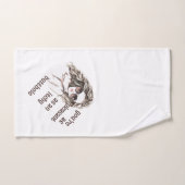 Du bist angenehm badhandtuch set (Handtuch)