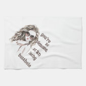 Du bist angenehm geschirrtuch (Horizontal)