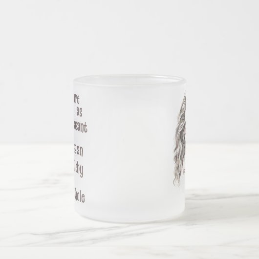 Du bist angenehm mattglastasse (Mittel)