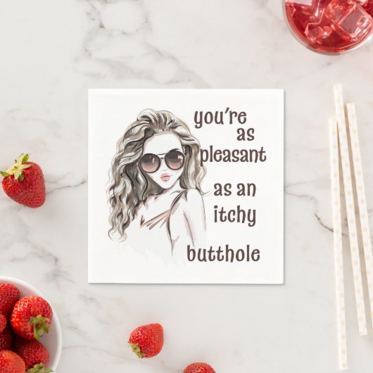 Du bist angenehm serviette (Beispiel)