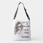 Du bist angenehm tragetaschen mit langen trägern (Rückseite)