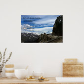 Du bist auf der Reise eines Lebens...Poster. Poster (Küche)