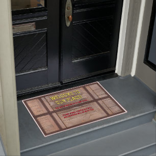 Du bist auf einer Fallen Stehend! Doormat Fußmatte
