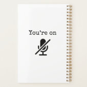 Du bist auf Mute Funny Planer (Rückseite)