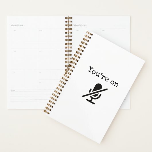 Du bist auf Mute Funny Planer (Anzeige)