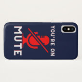 Du bist auf Mute Funny Zoom Meme Case-Mate iPhone Hülle (Rückseite (Horizontal))