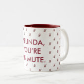 Du bist auf Mute| Individuelle Name Geschenk Tasse (VorderseiteRechts)