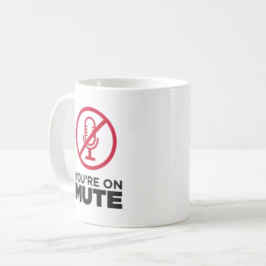Du bist auf Mute Kaffeetasse (Vorderseite Links)