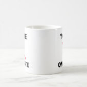 Du bist auf Mute Kaffeetasse (Mittel)