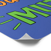 Du bist auf Mute. Poster (Ecke)