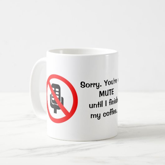 Du bist auf Mute Tasse (Vorderseite Links)