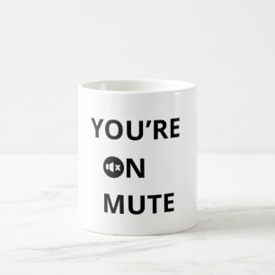 Du bist auf Stumm Kaffeetasse