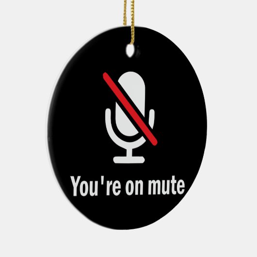 Du bist auf Stumm Keramik Ornament (Rechts)