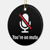 Du bist auf Stumm Keramik Ornament (Links)