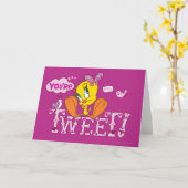 Du bist auf Twitter Karte (Gelbe Blume)