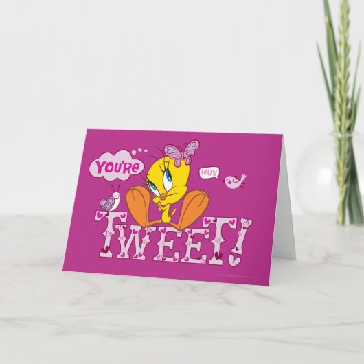 Du bist auf Twitter Karte (Vorderseite)