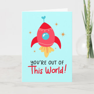 "Du bist aus dieser Welt" Karte