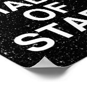 Du bist aus Sternen Poster (Ecke)