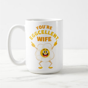 Du bist ausgezeichnet Ehefrau Jubiläum Niedliches  Kaffeetasse