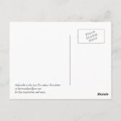 Du bist außergewöhnlich. Du kannst nicht weniger s Postkarte (Rückseite)