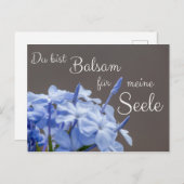 Du bist Balsam für meine Seele! Postkarte (Vorne/Hinten)