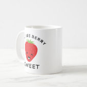 Du bist Berry Sweet Kaffeetasse (Vorderseite Links)