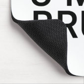 Du bist Bro, U Mad Bruh Funny Meme Design Mousepad (Ecke)