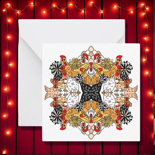 Du bist Cluckin' Phantastischer Funny Chicken Pun  Mitteilungskarte