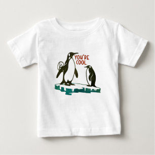 Du bist Cool Pinguine Art T Baby T-shirt