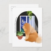 DU BIST DA draußen, irgendwo auf der Postkarte (Vorne/Hinten)