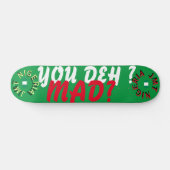 DU BIST DA? VERÜCKT? 7 3/4" Skateboard Deck (Horizontal)