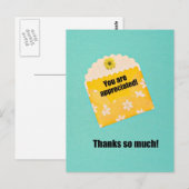Du bist dankbar! postkarte (Vorne/Hinten)