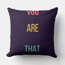 Du bist das — 90er Maximalist Throw Pillow Retro Kissen