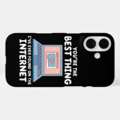 Du bist das Beste, was ich je im Internet gefunden Case-Mate iPhone Hülle (Rückseite (Horizontal))