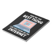 Du bist das Beste, was ich je im Internet gefunden Notizblock (Rotiert)