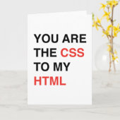 Du bist das CSS zu meinem HTML Karte (Gelbe Blume)