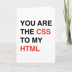 Du bist das CSS zu meinem HTML Karte