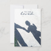 Du bist das Foto der Mutter Karte (Vorderseite)